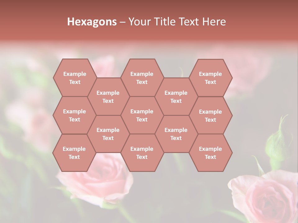 Bridal Bouquet Rose PowerPoint Template