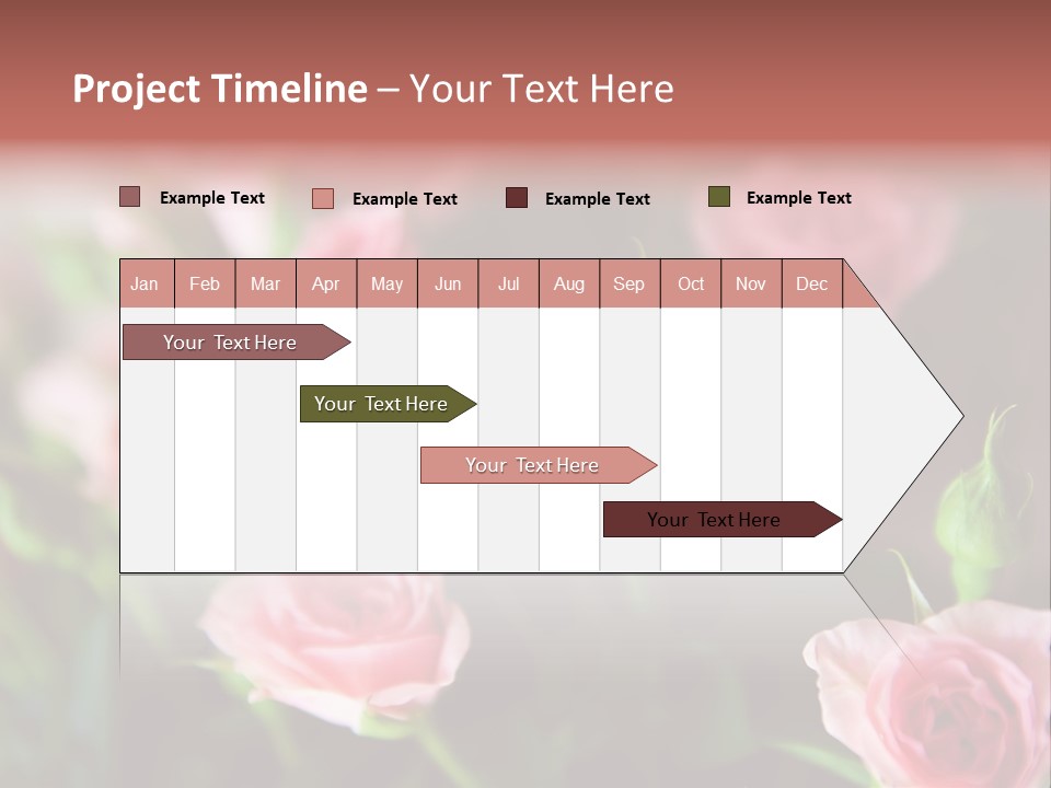 Bridal Bouquet Rose PowerPoint Template