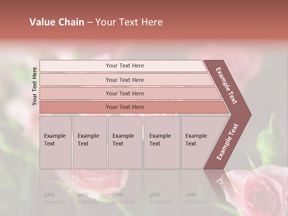 Bridal Bouquet Rose PowerPoint Template