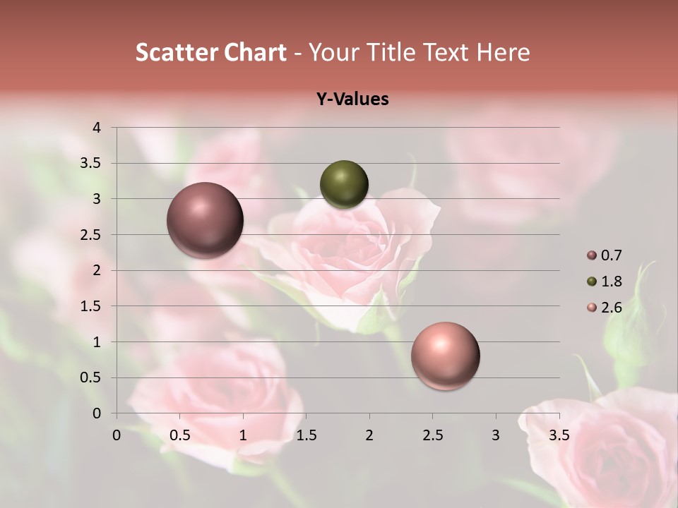 Bridal Bouquet Rose PowerPoint Template