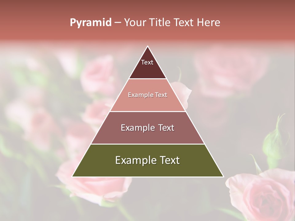 Bridal Bouquet Rose PowerPoint Template