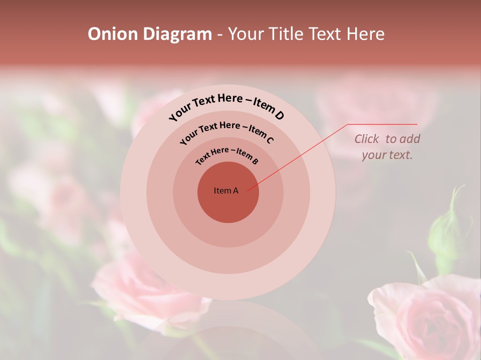 Bridal Bouquet Rose PowerPoint Template