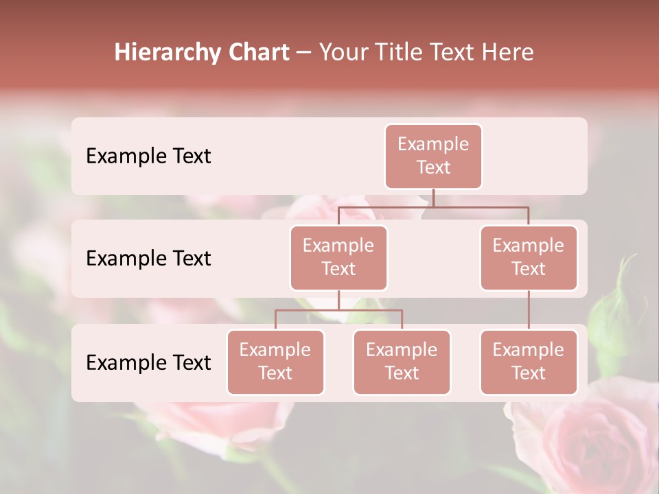 Bridal Bouquet Rose PowerPoint Template
