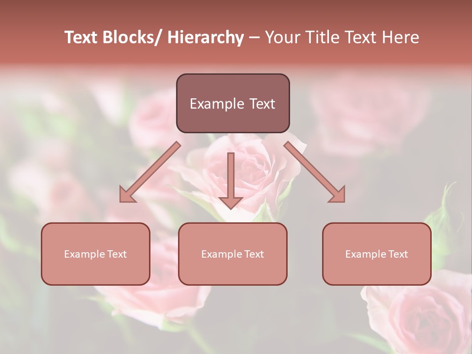 Bridal Bouquet Rose PowerPoint Template