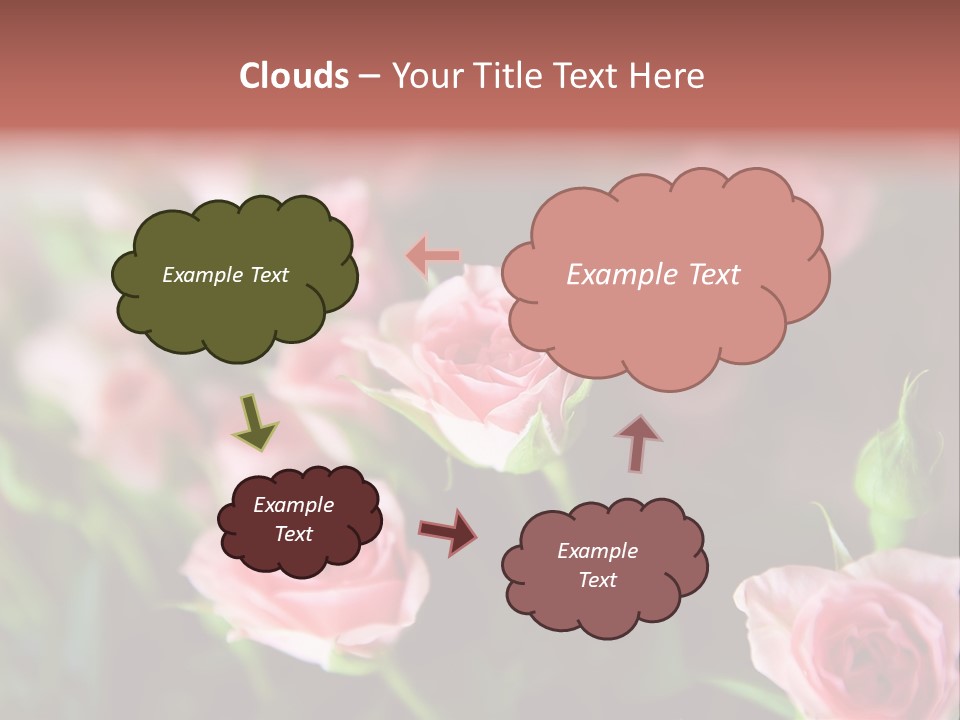 Bridal Bouquet Rose PowerPoint Template