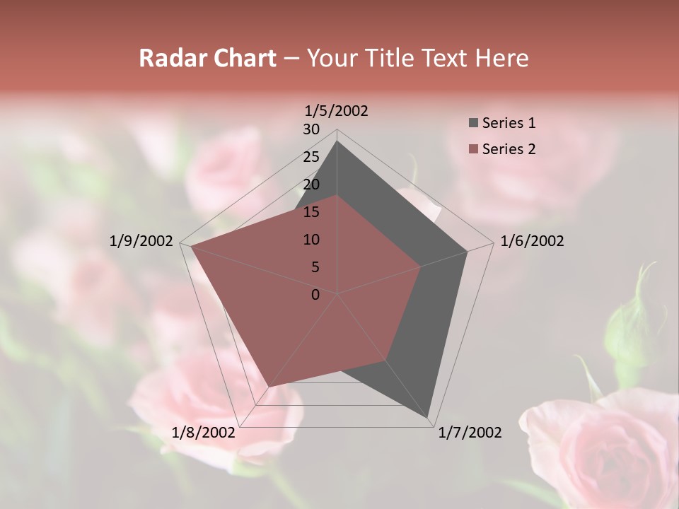 Bridal Bouquet Rose PowerPoint Template