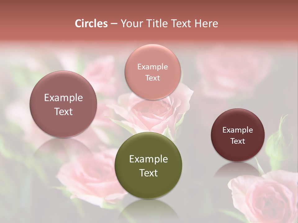 Bridal Bouquet Rose PowerPoint Template