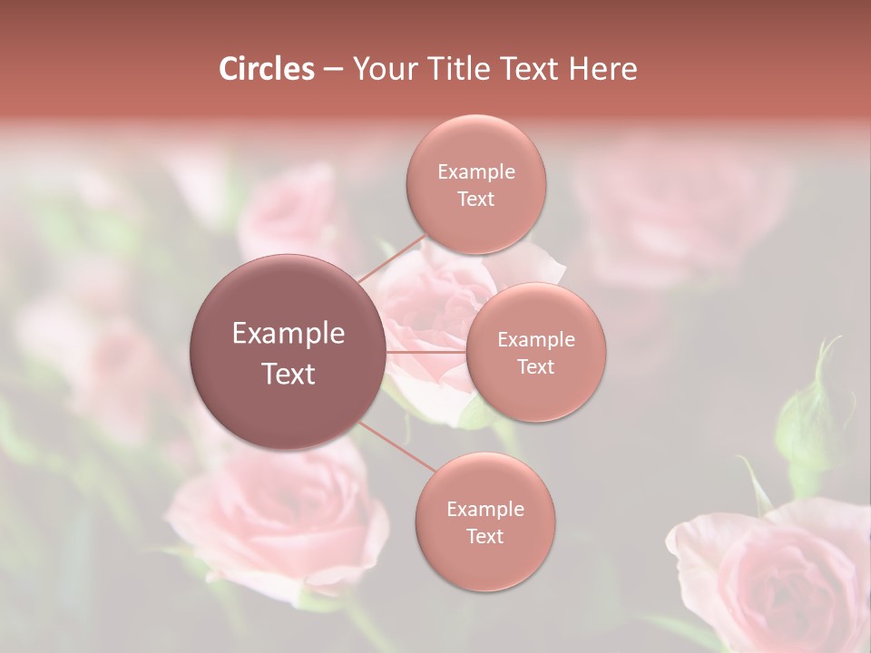 Bridal Bouquet Rose PowerPoint Template