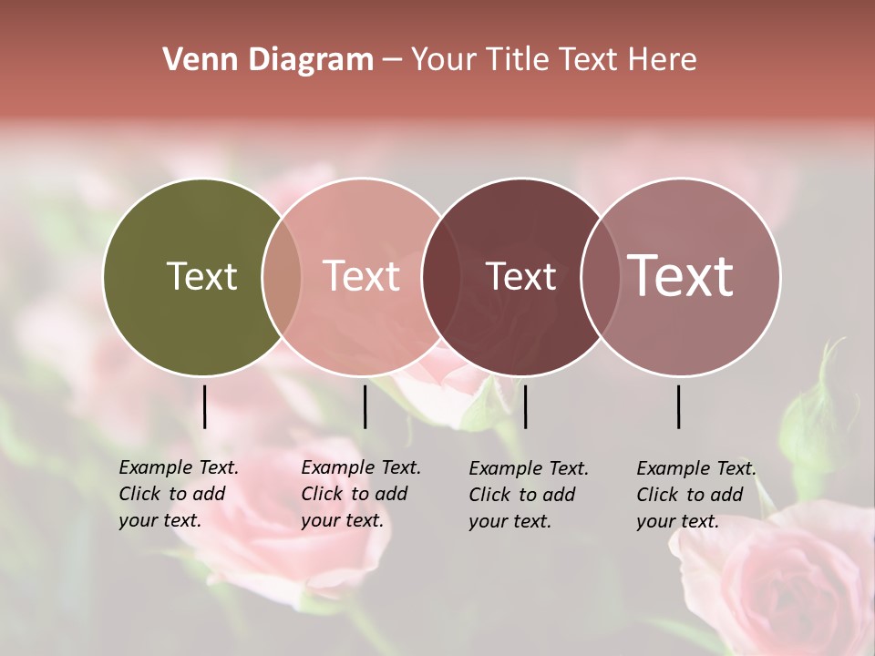 Bridal Bouquet Rose PowerPoint Template