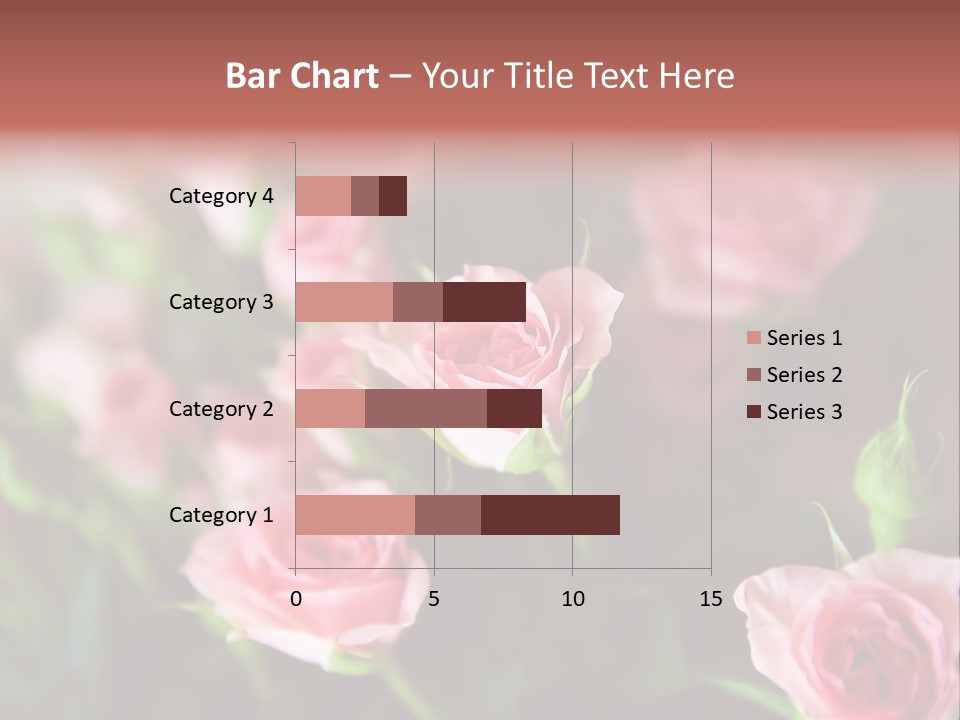 Bridal Bouquet Rose PowerPoint Template