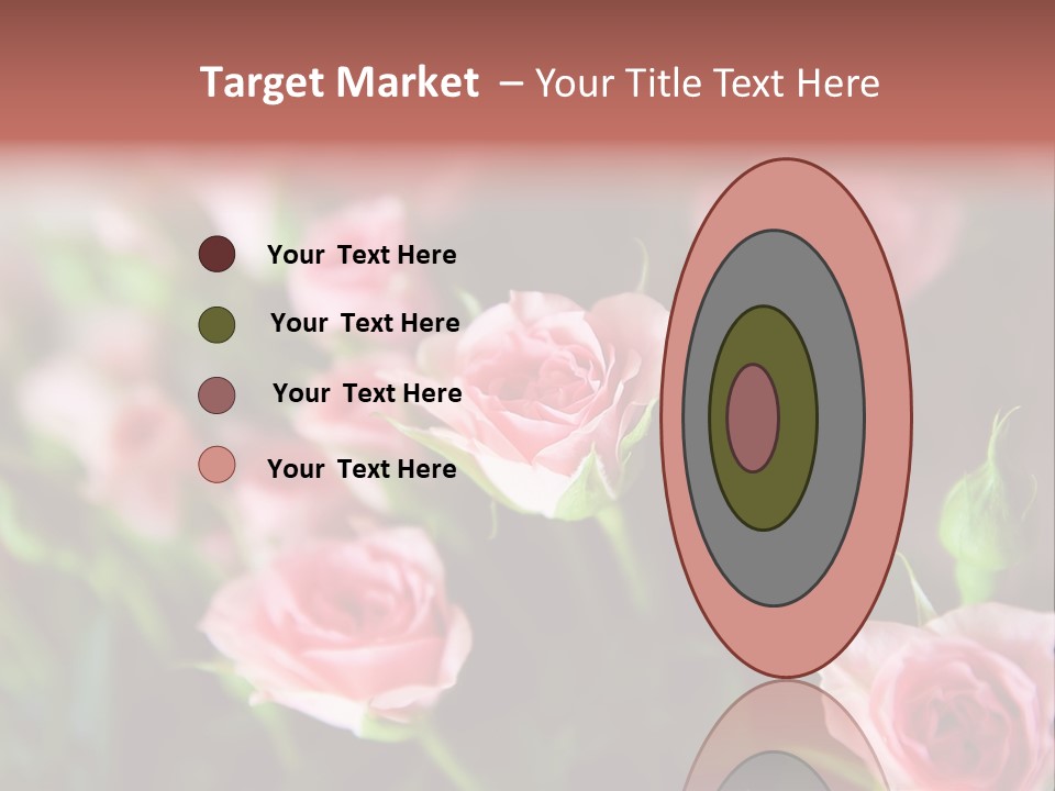 Bridal Bouquet Rose PowerPoint Template