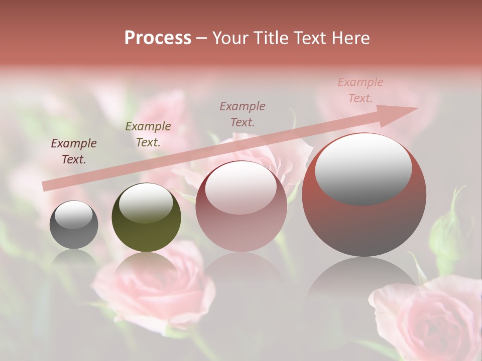 Bridal Bouquet Rose PowerPoint Template