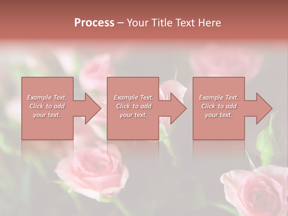 Bridal Bouquet Rose PowerPoint Template