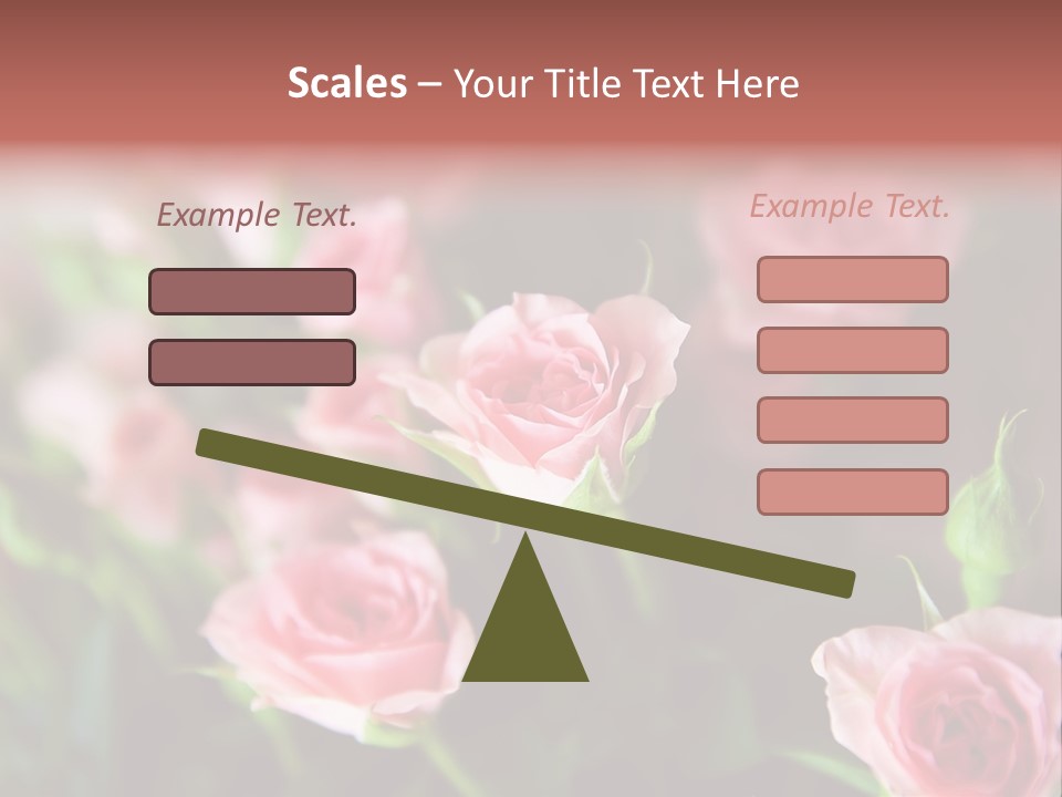 Bridal Bouquet Rose PowerPoint Template