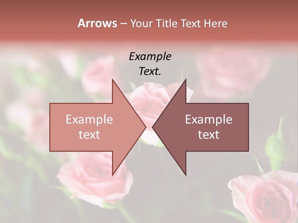 Bridal Bouquet Rose PowerPoint Template