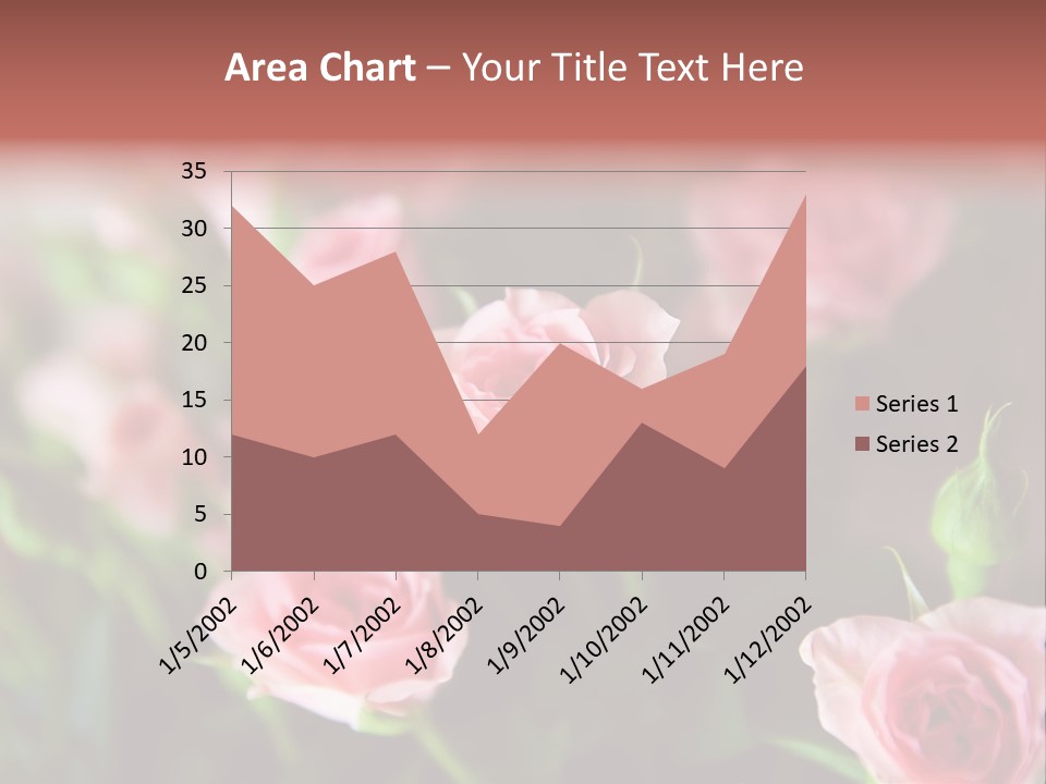 Bridal Bouquet Rose PowerPoint Template