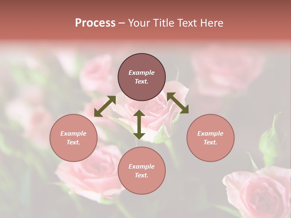 Bridal Bouquet Rose PowerPoint Template