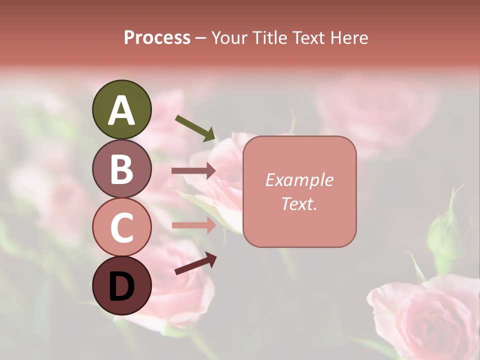 Bridal Bouquet Rose PowerPoint Template