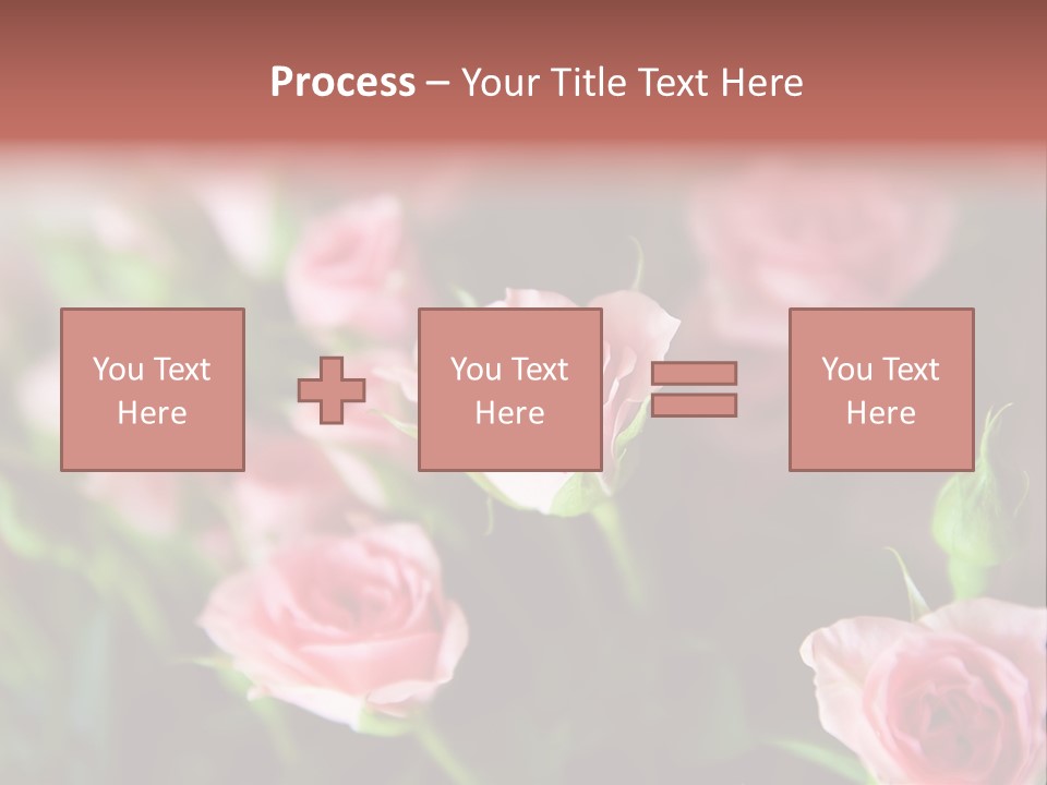 Bridal Bouquet Rose PowerPoint Template