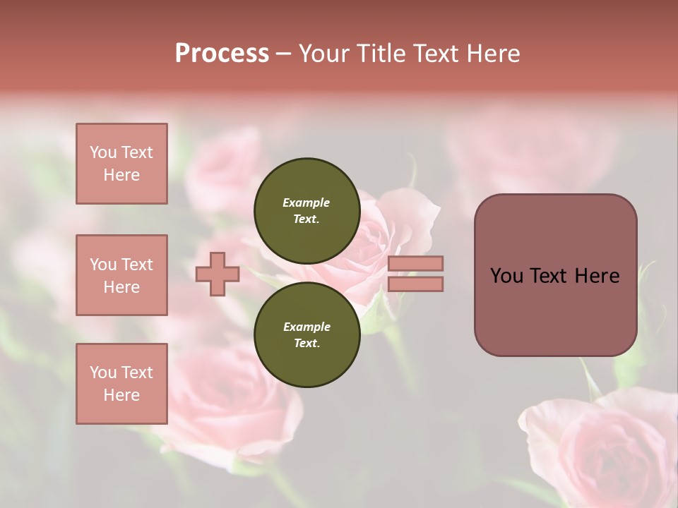 Bridal Bouquet Rose PowerPoint Template