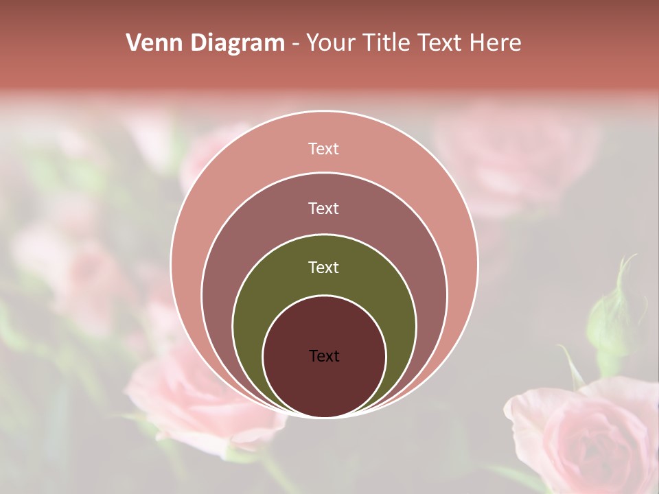 Bridal Bouquet Rose PowerPoint Template