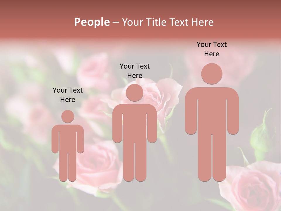 Bridal Bouquet Rose PowerPoint Template