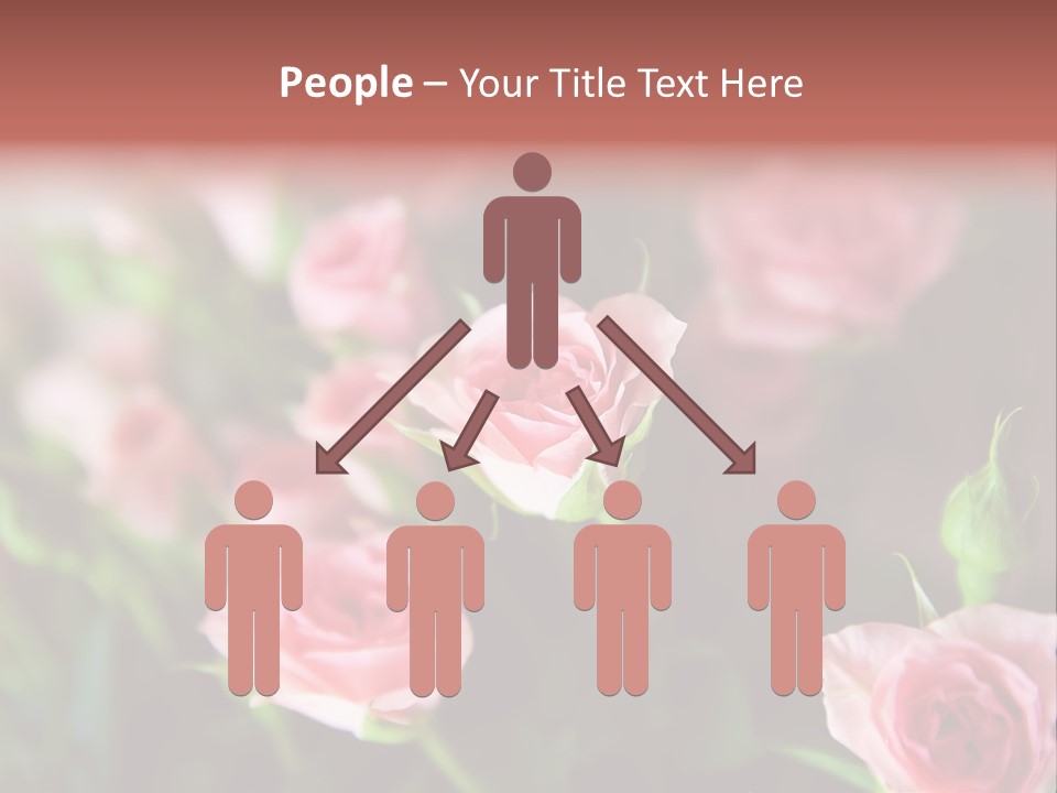 Bridal Bouquet Rose PowerPoint Template