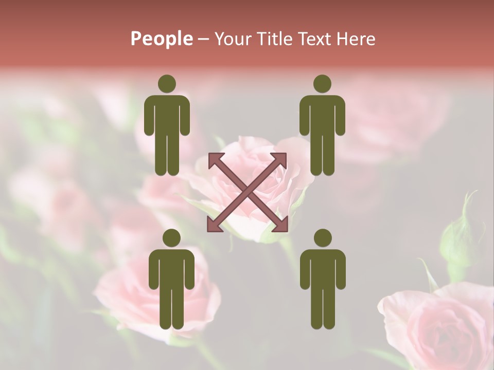 Bridal Bouquet Rose PowerPoint Template