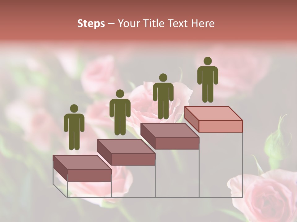 Bridal Bouquet Rose PowerPoint Template