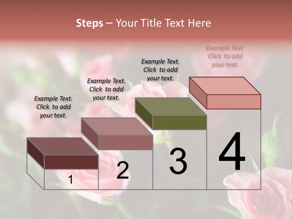 Bridal Bouquet Rose PowerPoint Template