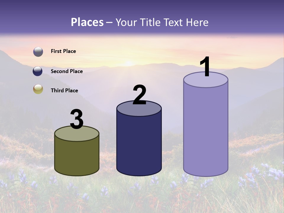 Mountain Morning Land PowerPoint Template