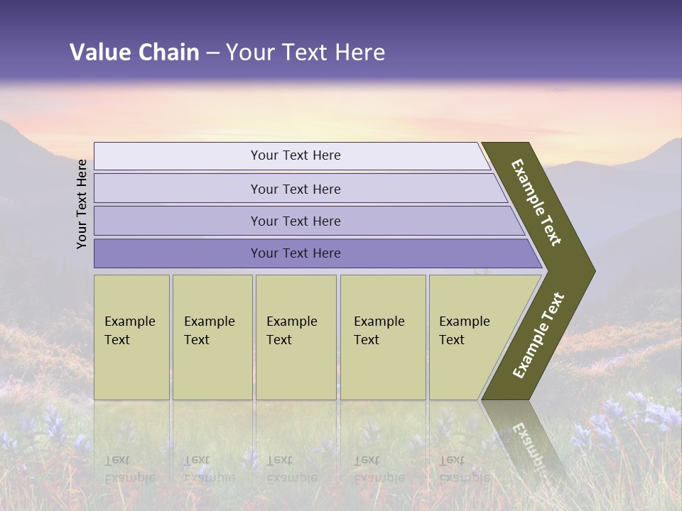 Mountain Morning Land PowerPoint Template