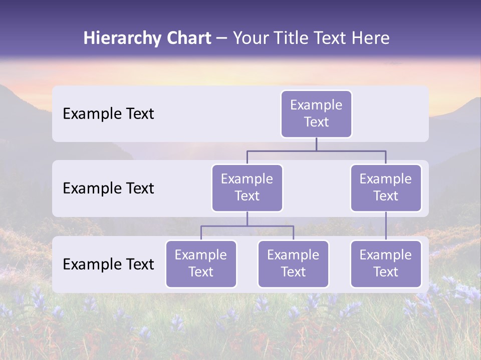 Mountain Morning Land PowerPoint Template