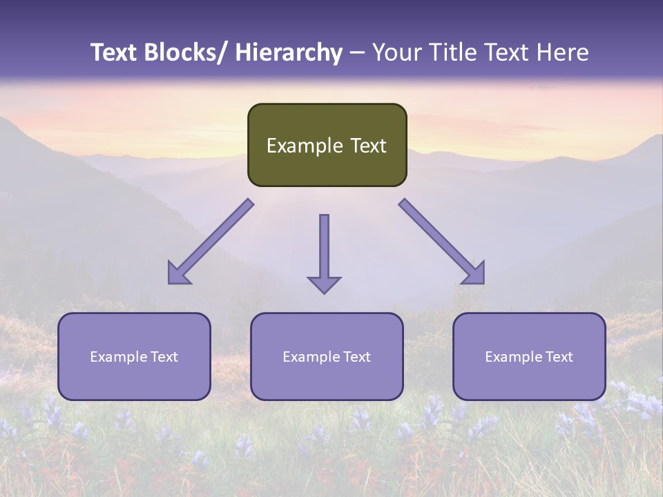 Mountain Morning Land PowerPoint Template