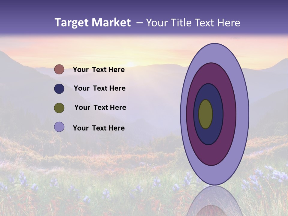 Mountain Morning Land PowerPoint Template