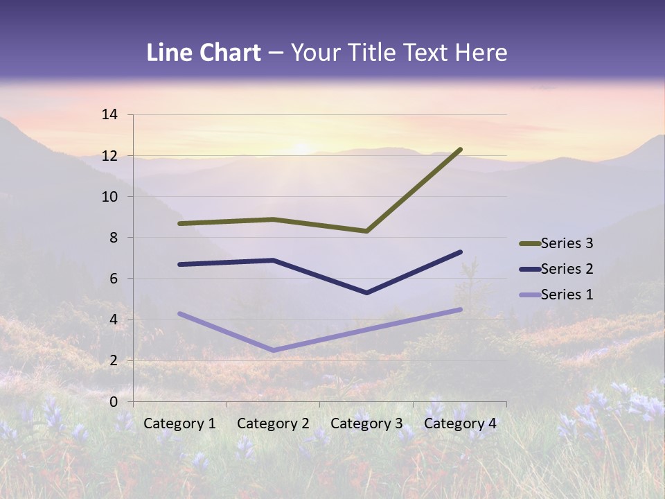 Mountain Morning Land PowerPoint Template
