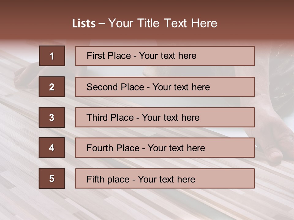 Job Worker Indoors PowerPoint Template