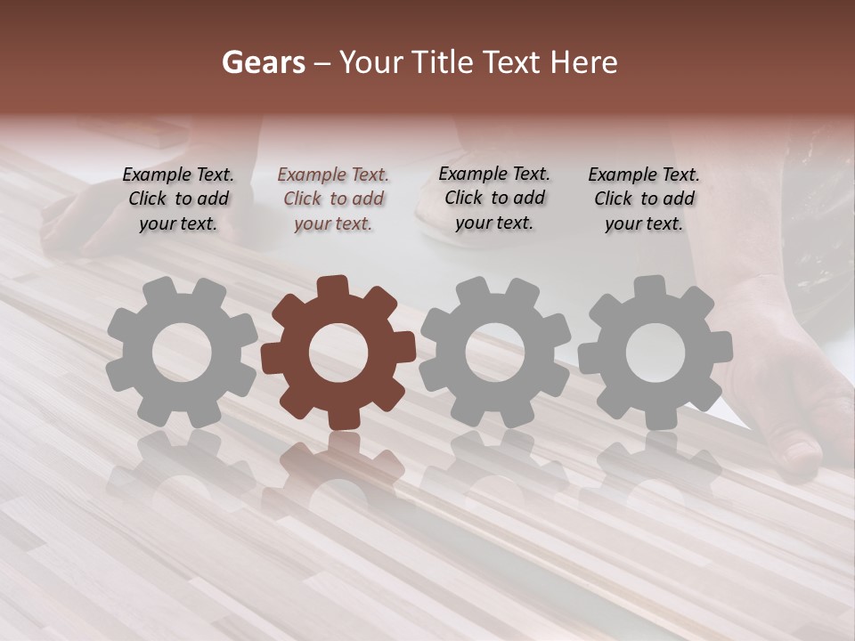 Job Worker Indoors PowerPoint Template