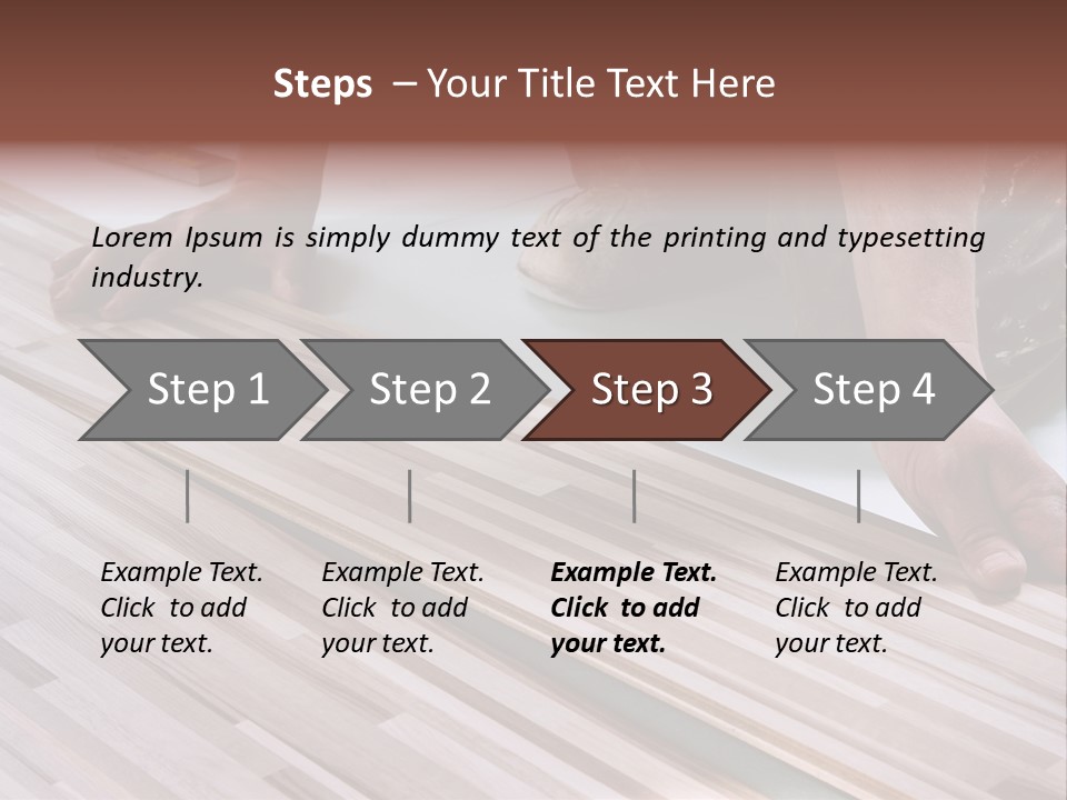 Job Worker Indoors PowerPoint Template