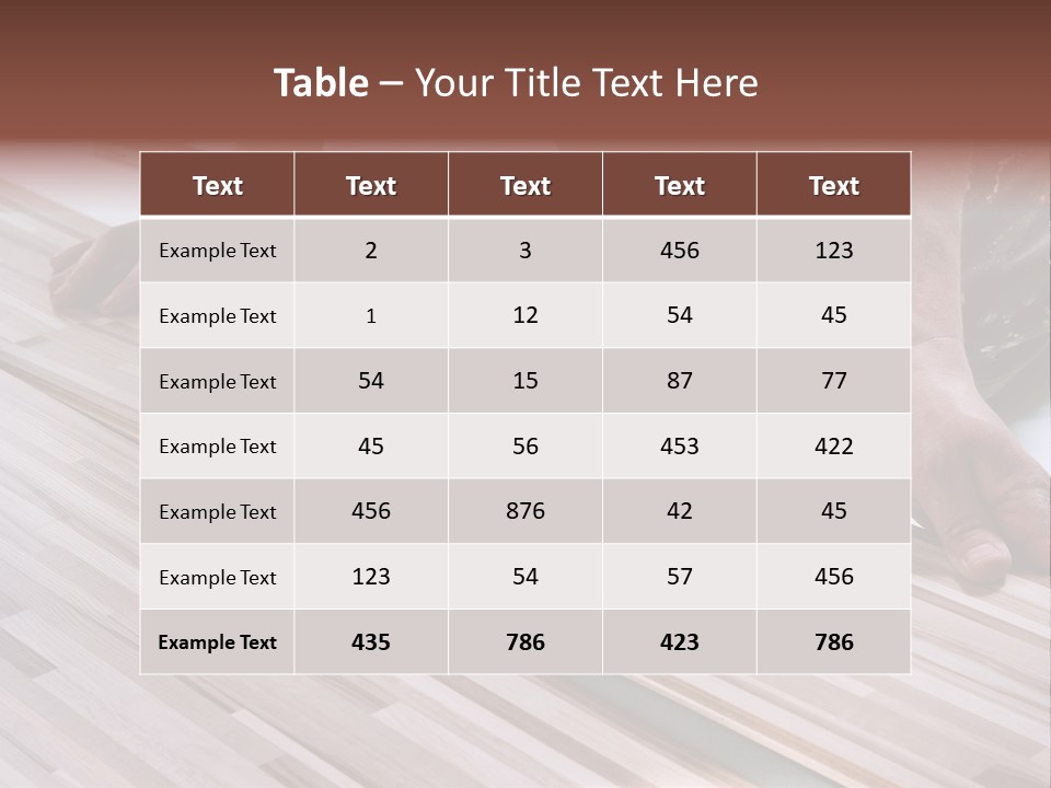 Job Worker Indoors PowerPoint Template