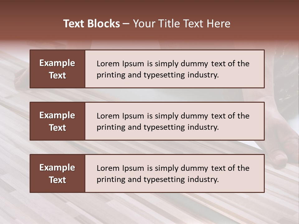 Job Worker Indoors PowerPoint Template