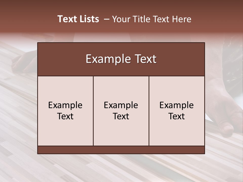 Job Worker Indoors PowerPoint Template