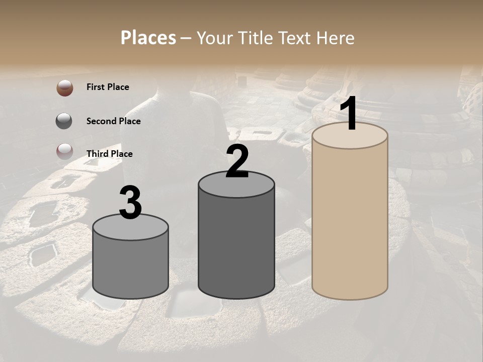 Prambanan Buddha Morning PowerPoint Template