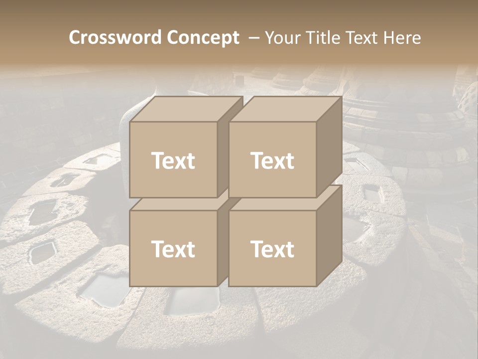 Prambanan Buddha Morning PowerPoint Template