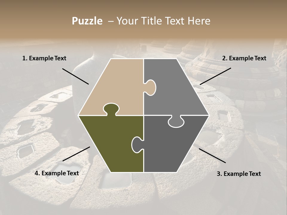 Prambanan Buddha Morning PowerPoint Template