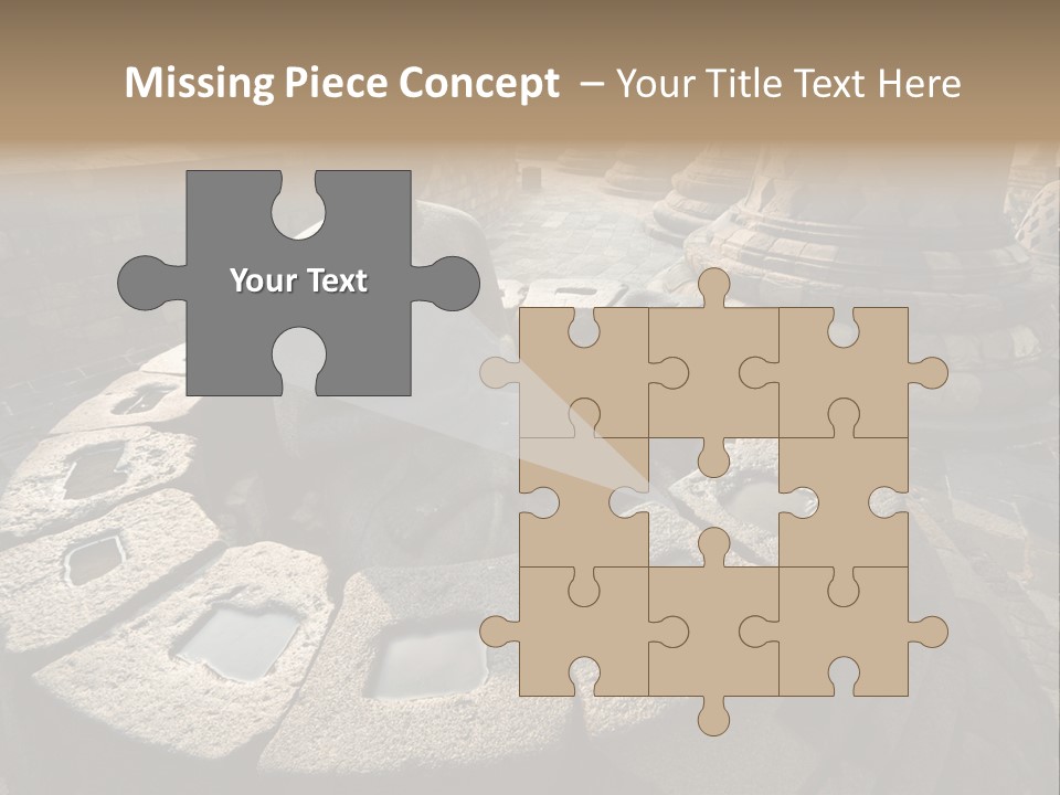 Prambanan Buddha Morning PowerPoint Template