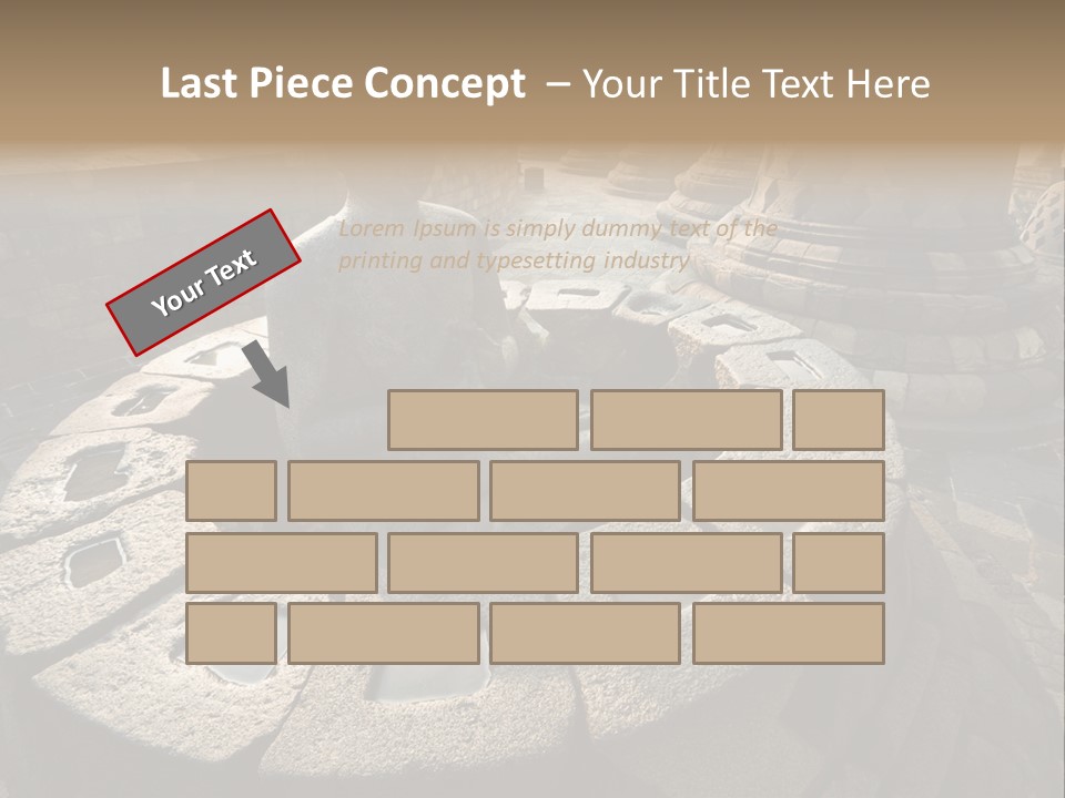 Prambanan Buddha Morning PowerPoint Template