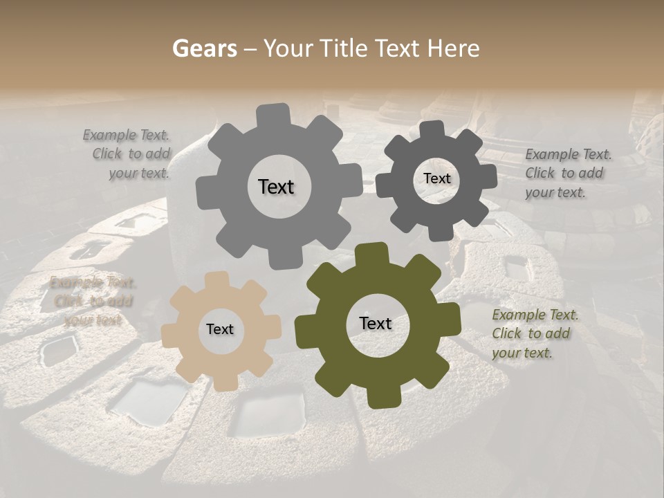 Prambanan Buddha Morning PowerPoint Template