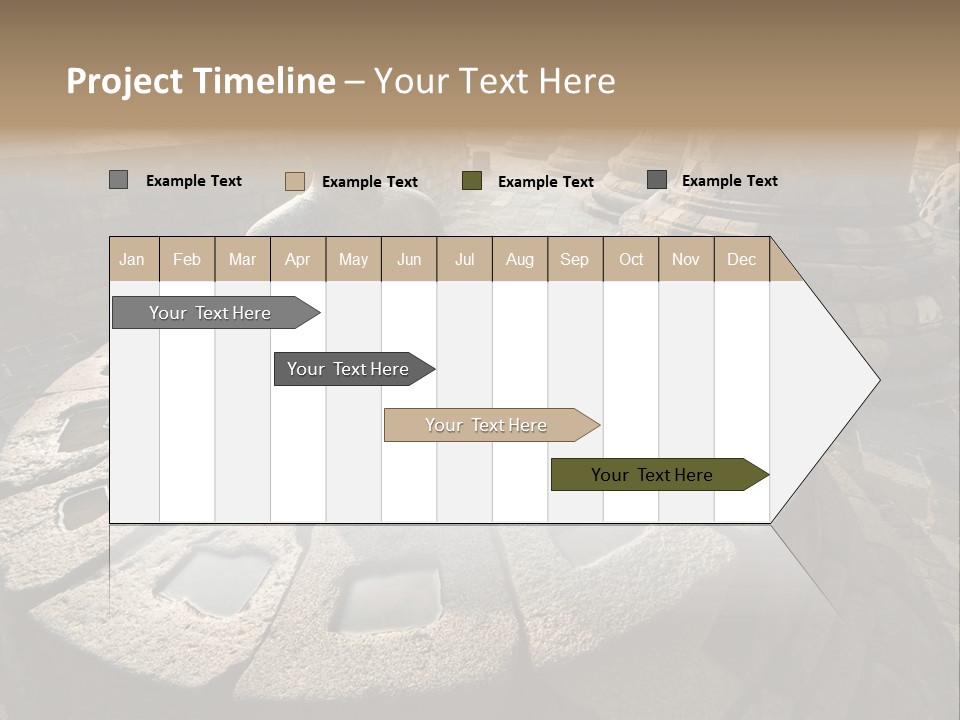 Prambanan Buddha Morning PowerPoint Template