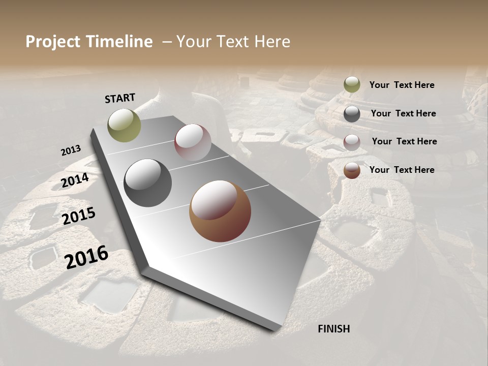 Prambanan Buddha Morning PowerPoint Template